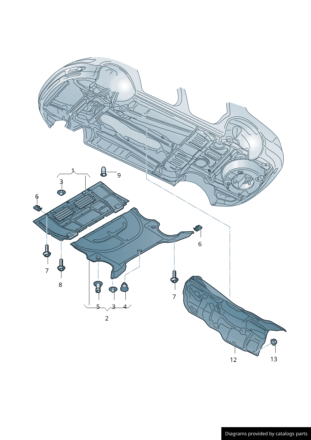 Car part diagram