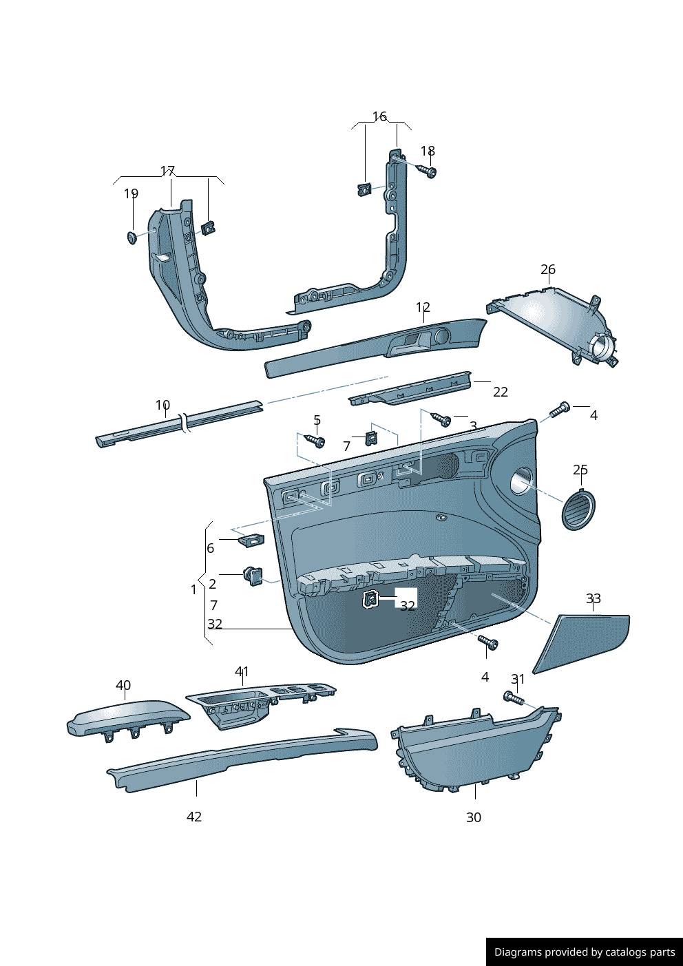 Car part diagram