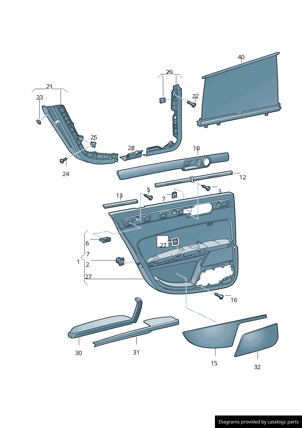 Car part diagram