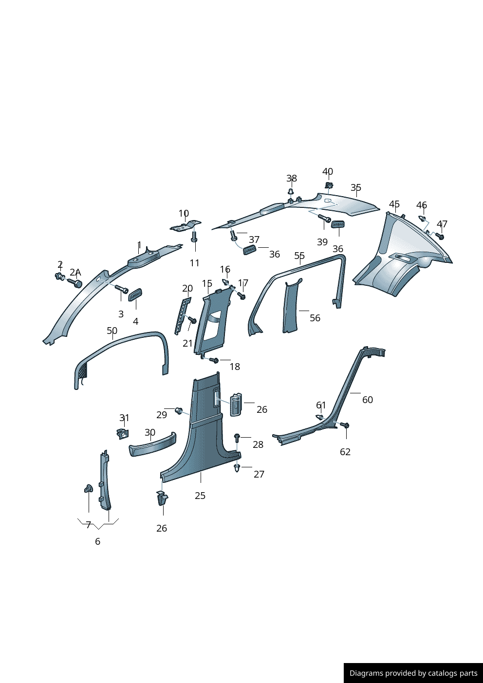 Car part diagram