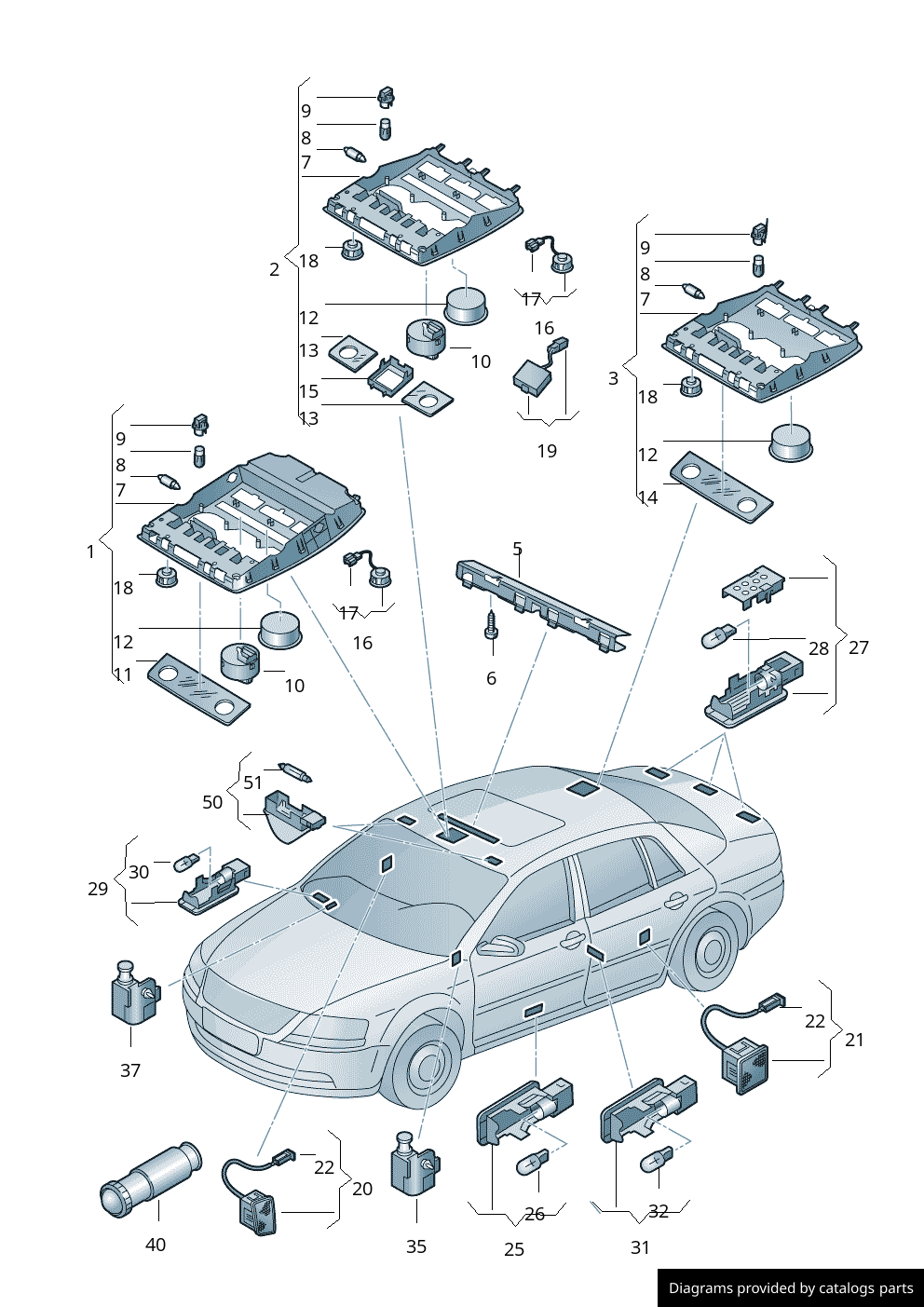 Car part diagram