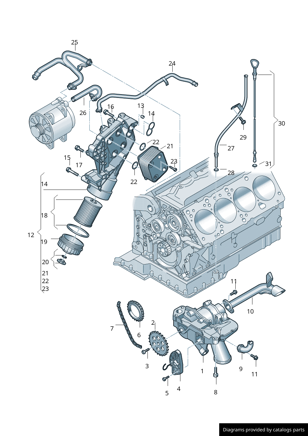 Car part diagram