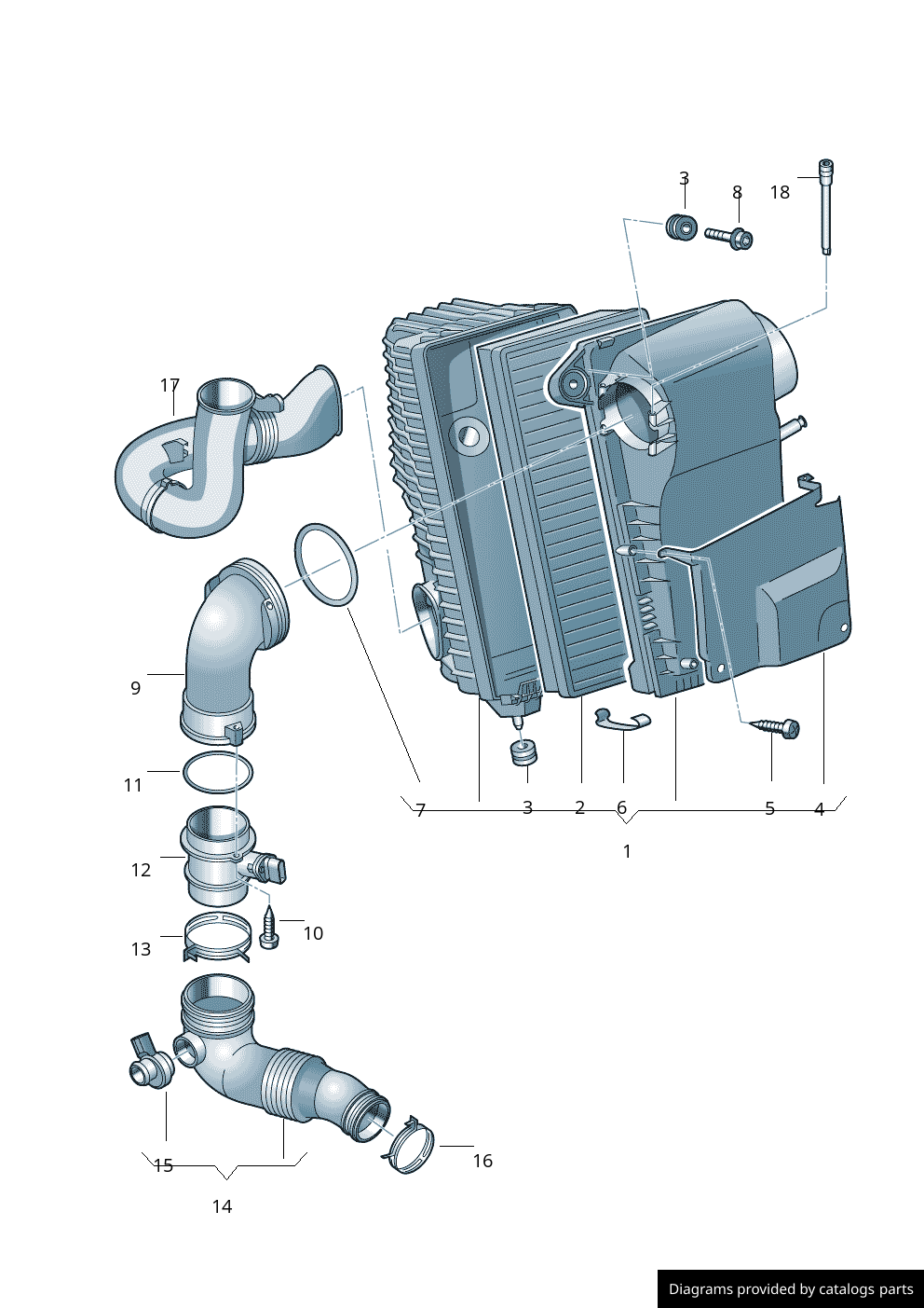 Car part diagram