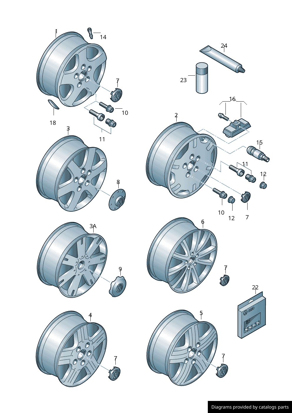 Car part diagram