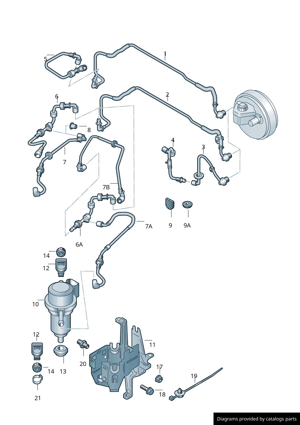 Car part diagram
