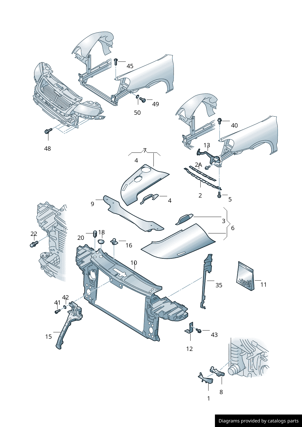 Car part diagram