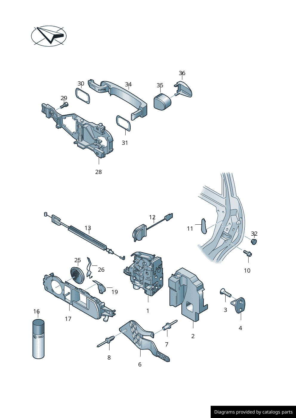Car part diagram