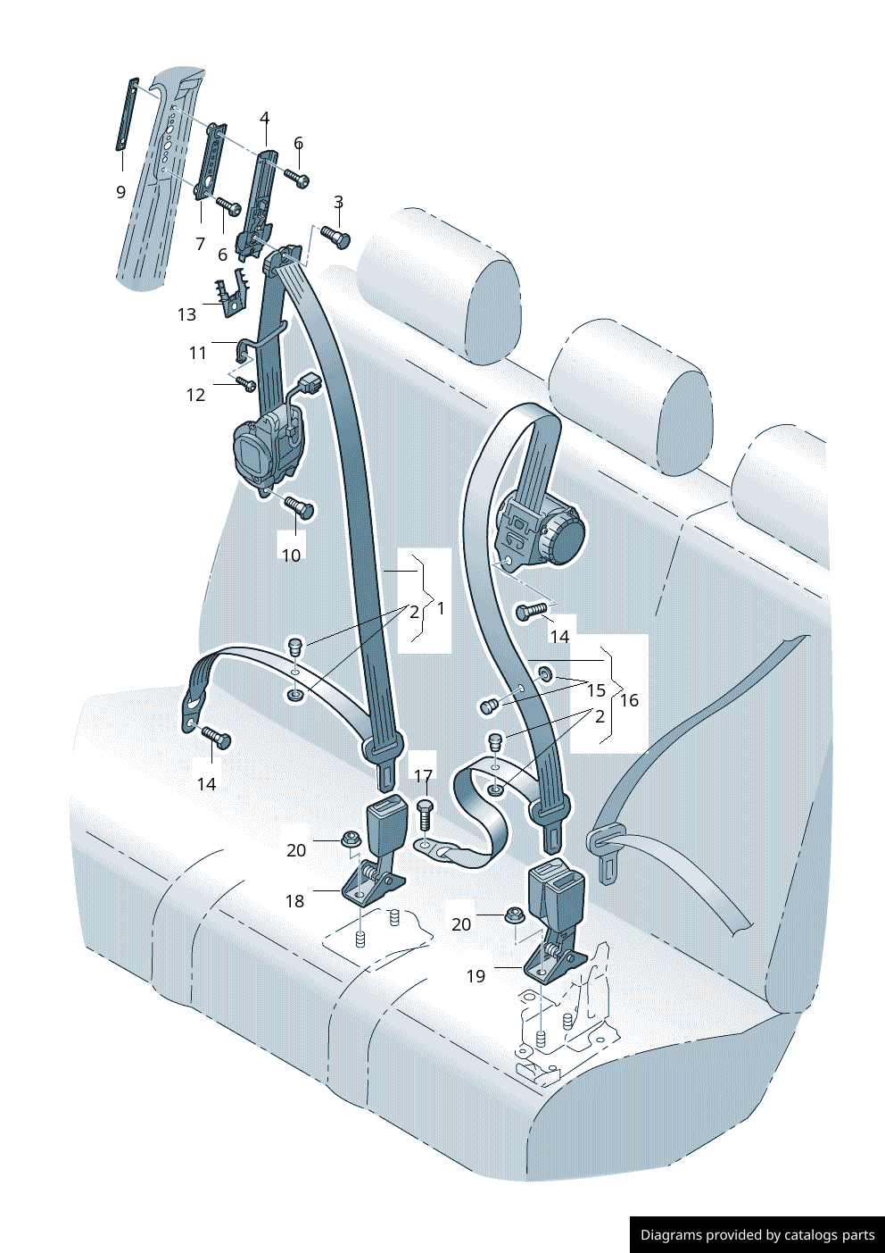Car part diagram