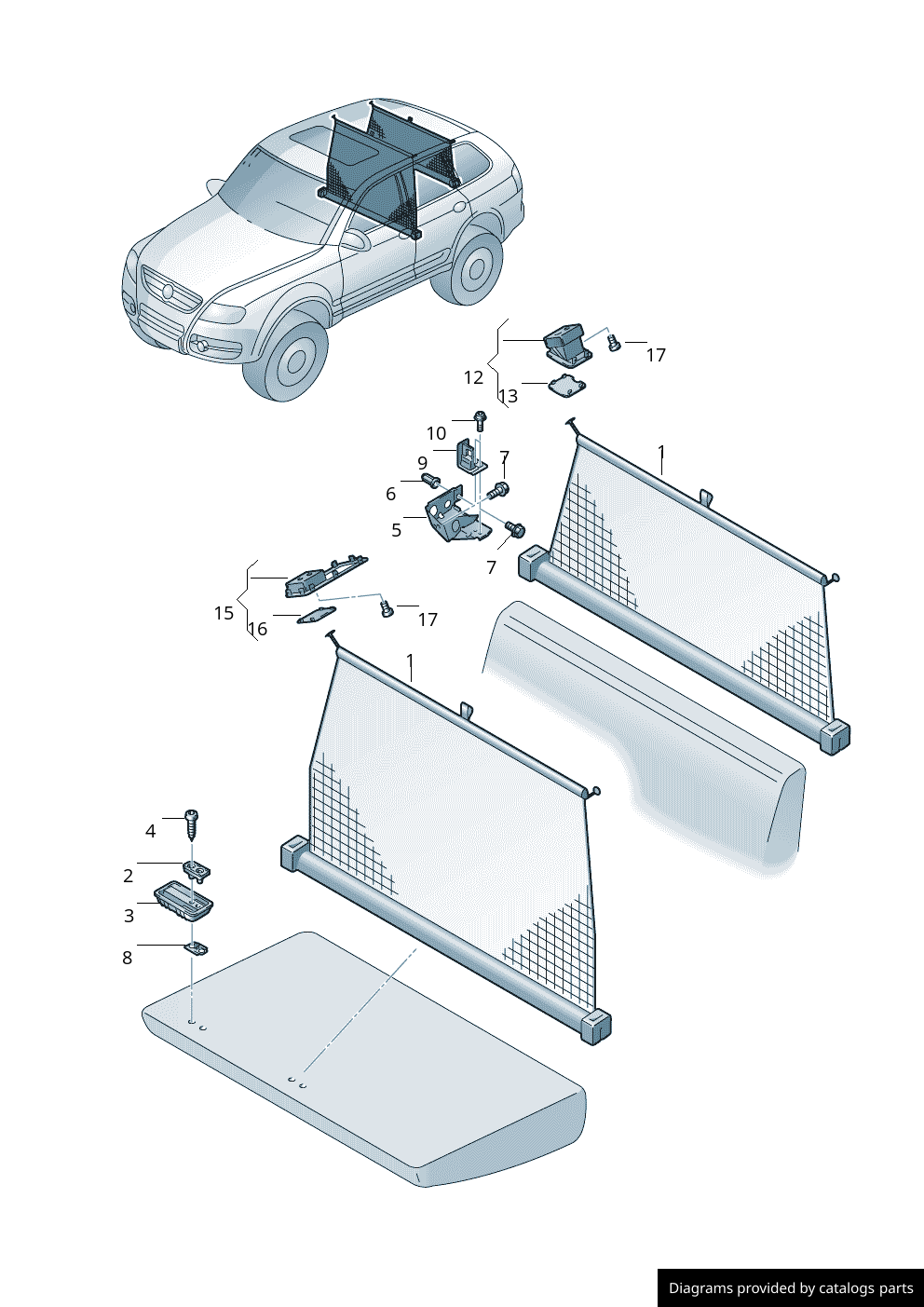 Car part diagram