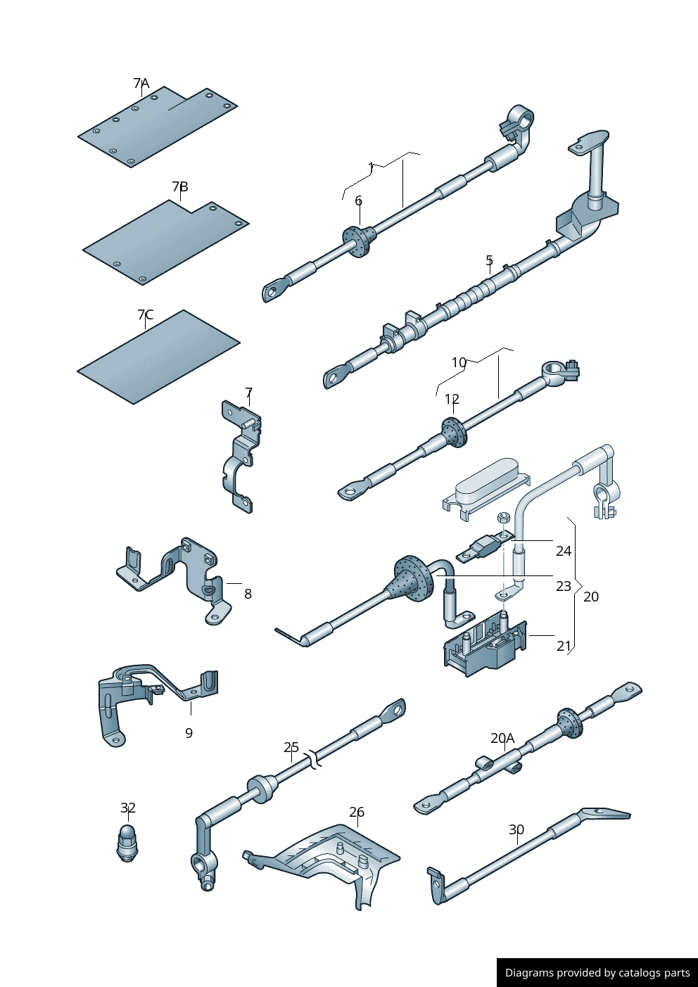 Car part diagram