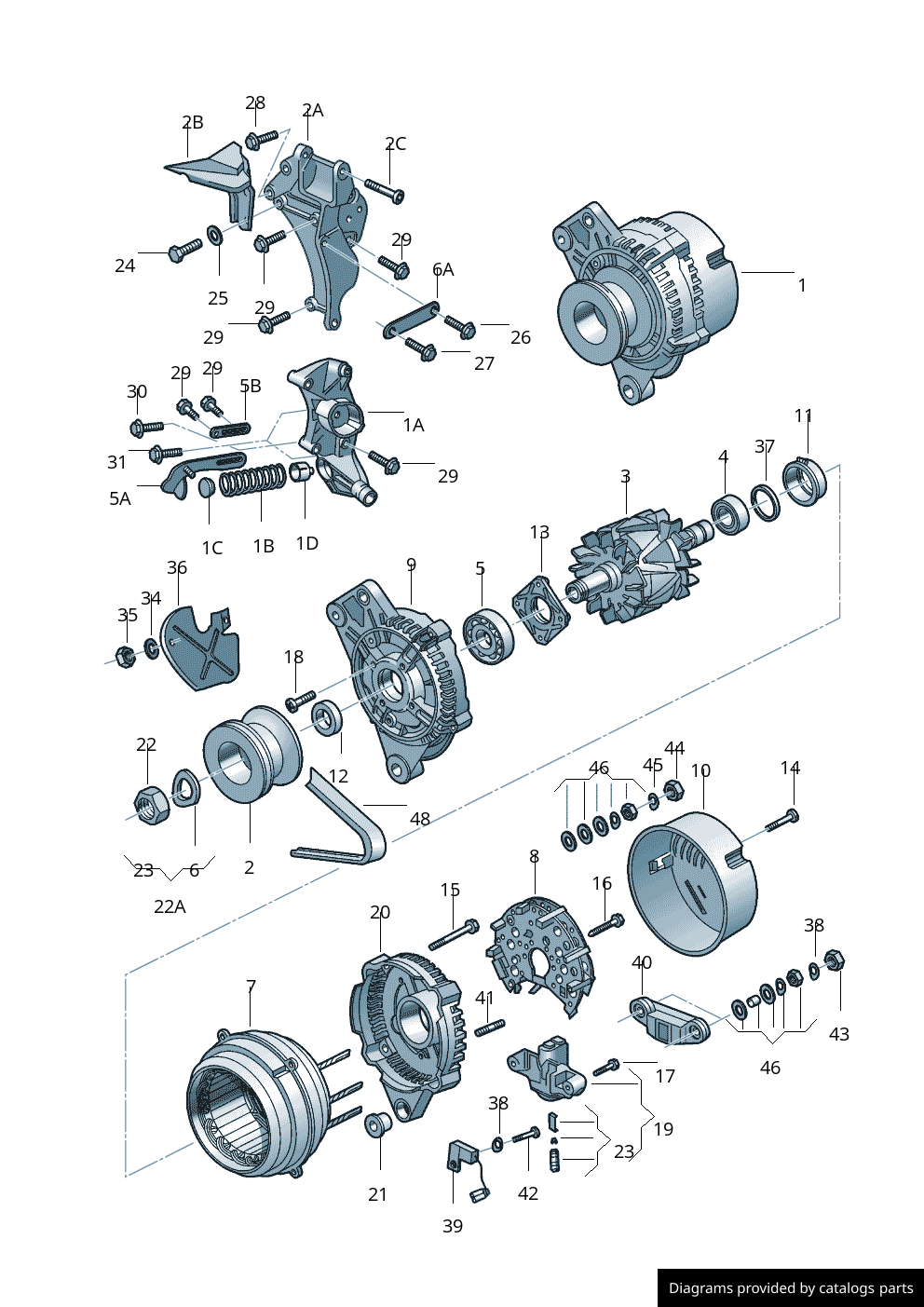 Car part diagram