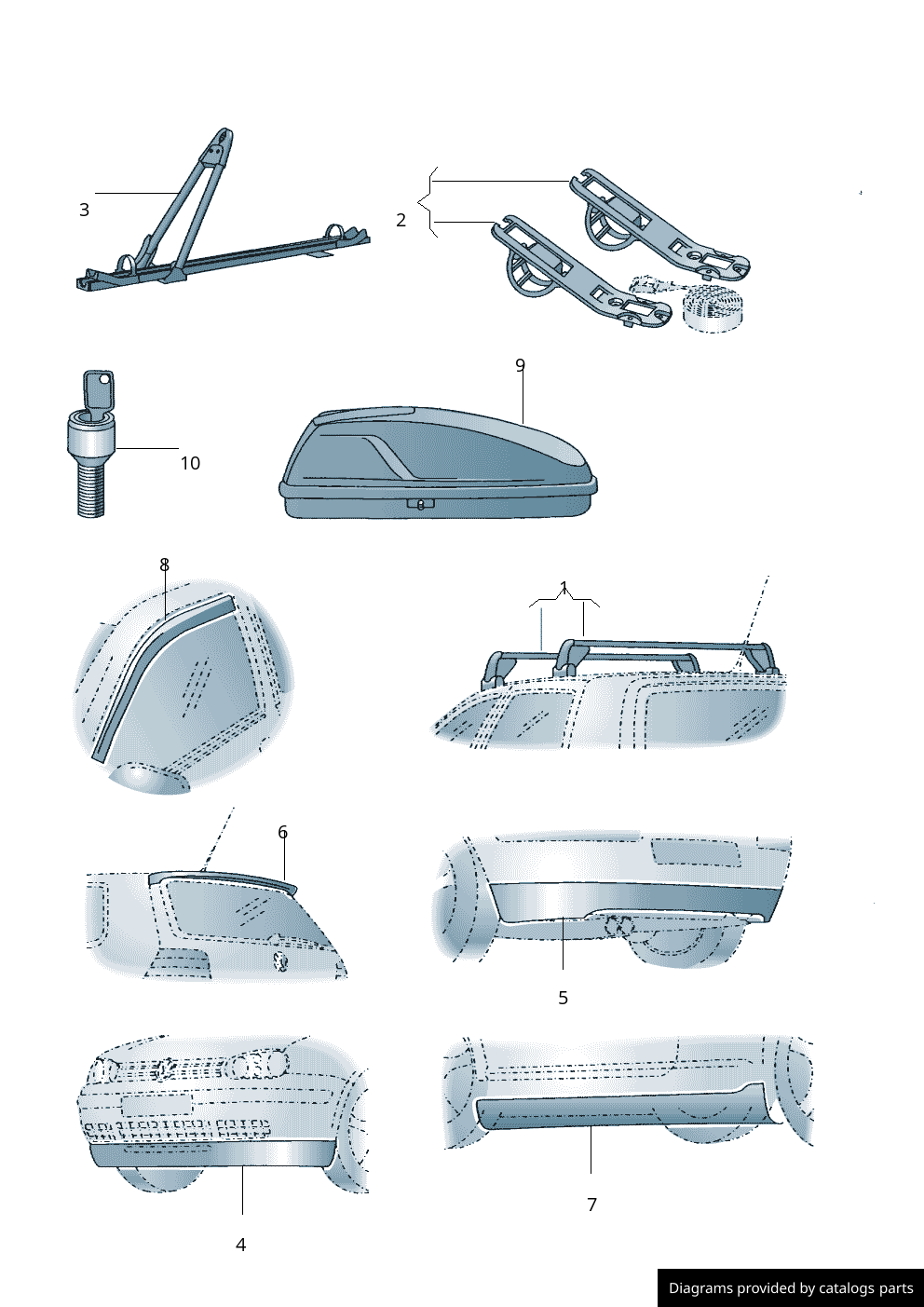 Car part diagram