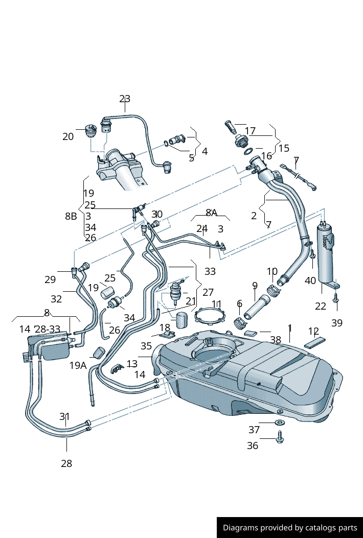 Car part diagram