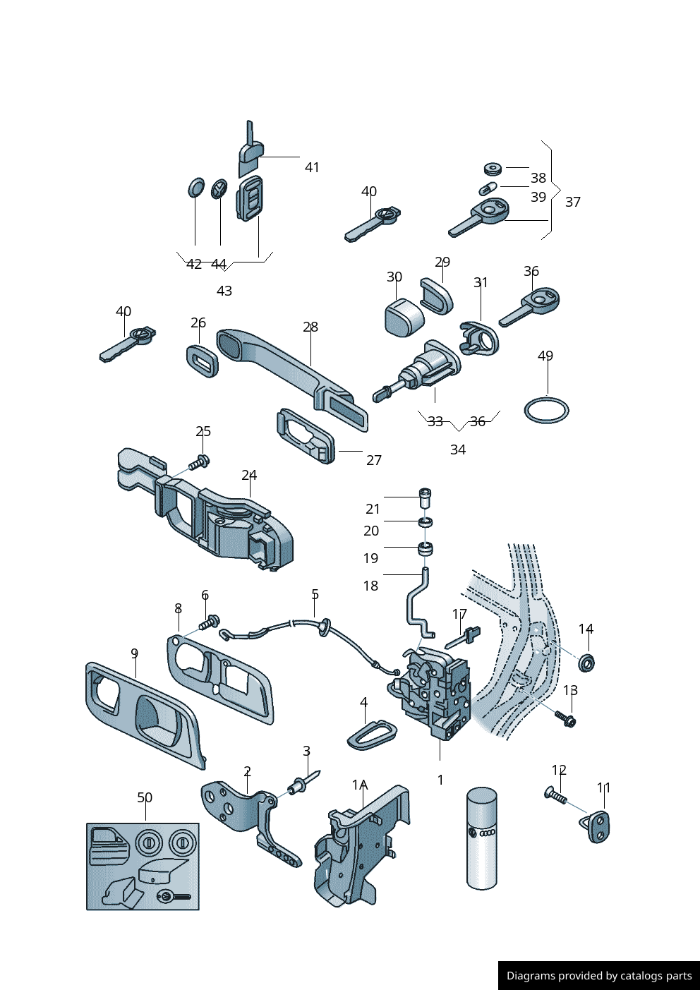 Car part diagram