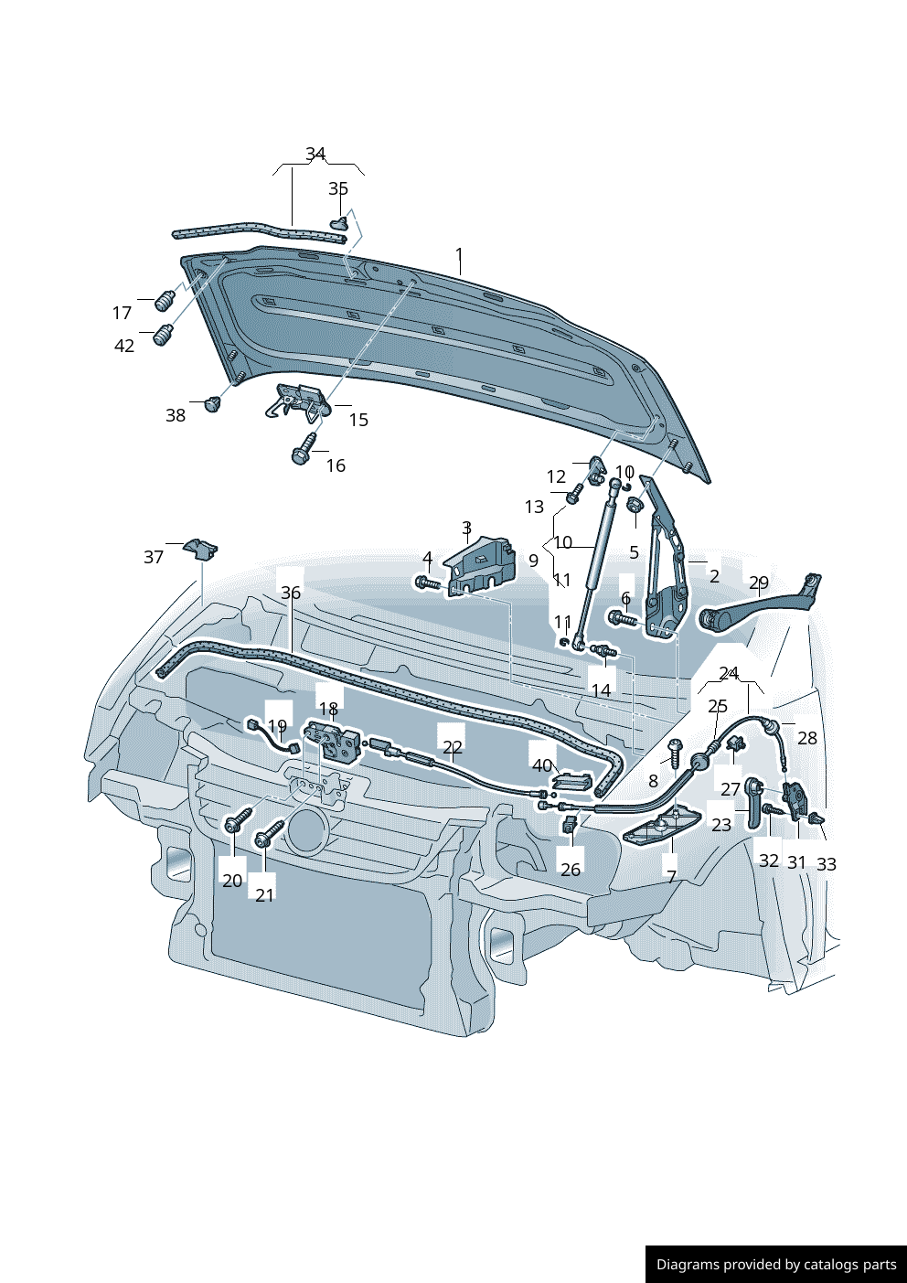 Car part diagram