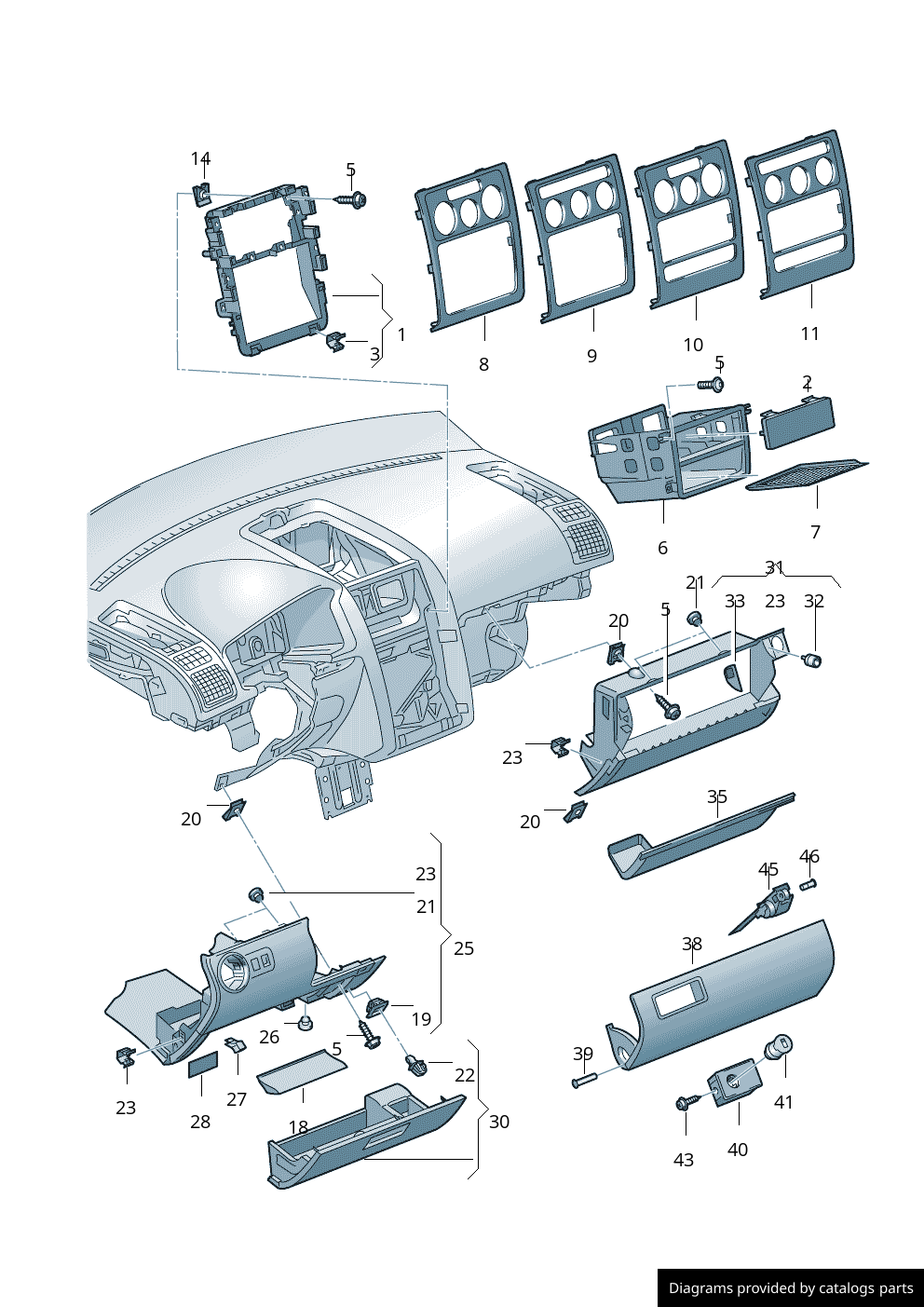 Car part diagram