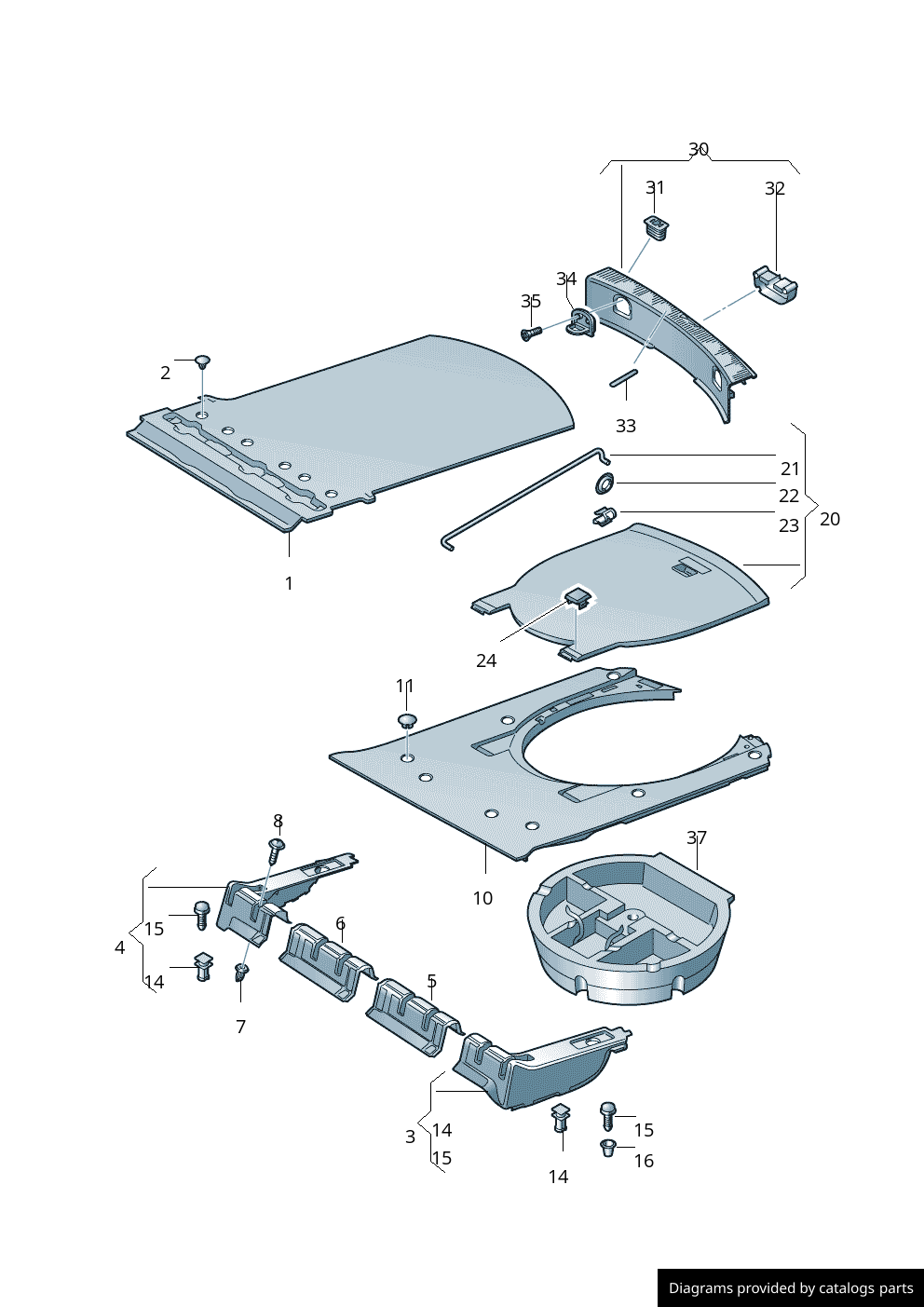 Car part diagram