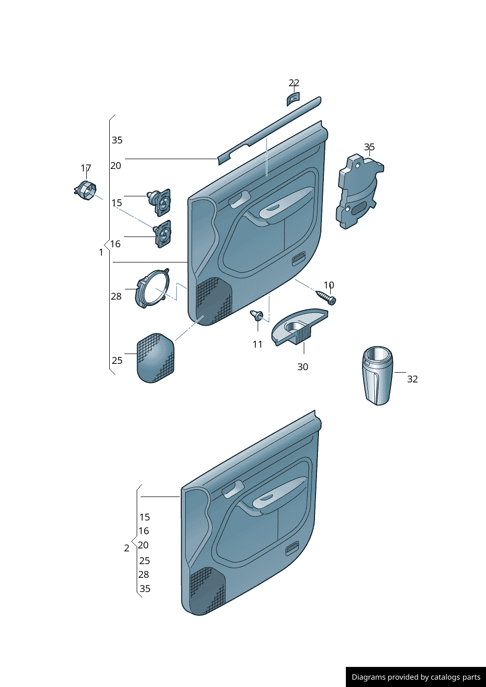 Car part diagram