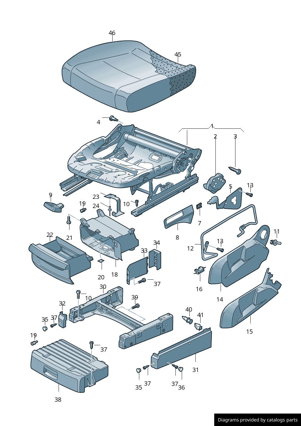Car part diagram