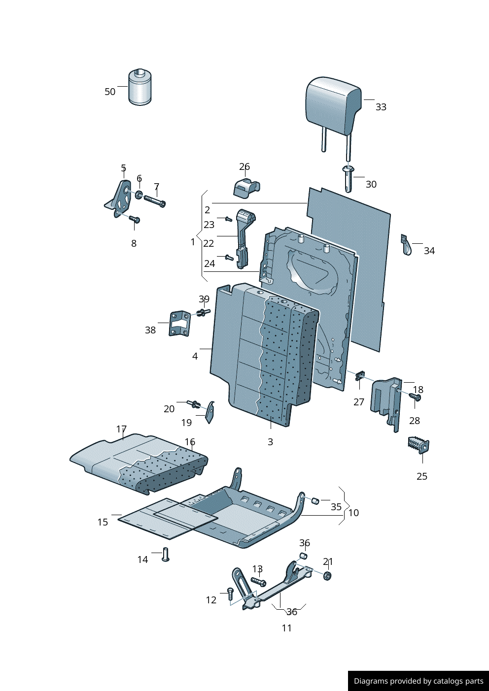 Car part diagram