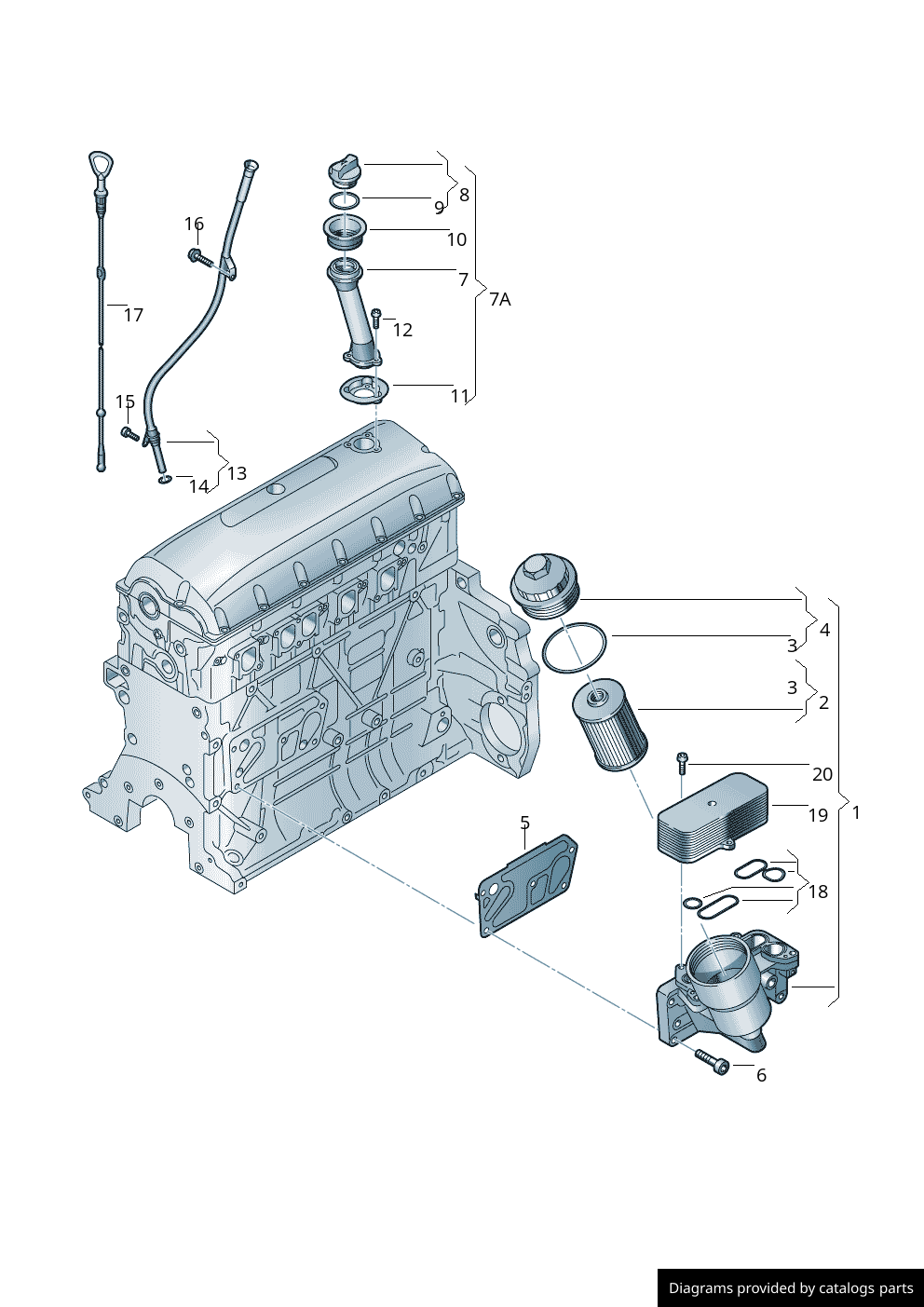 Car part diagram