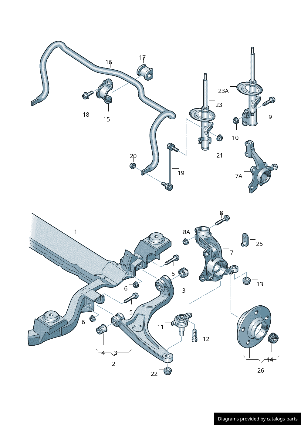 Car part diagram