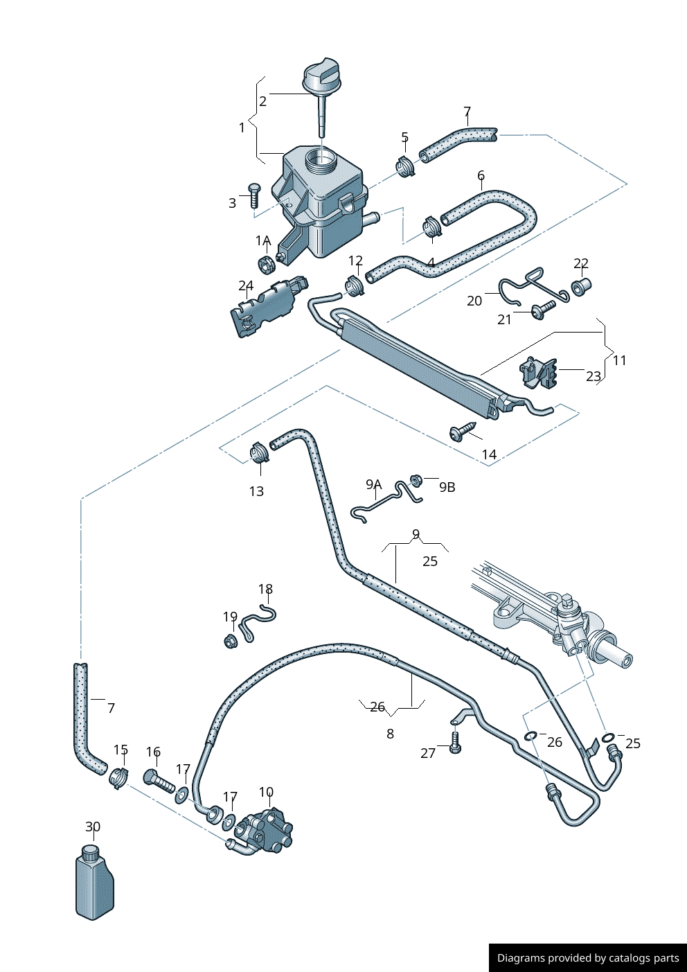 Car part diagram