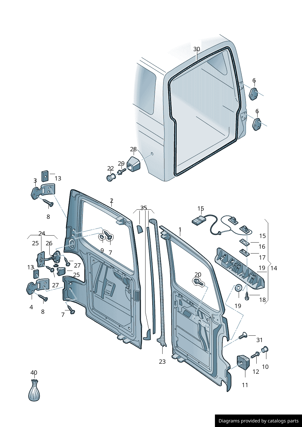 Car part diagram