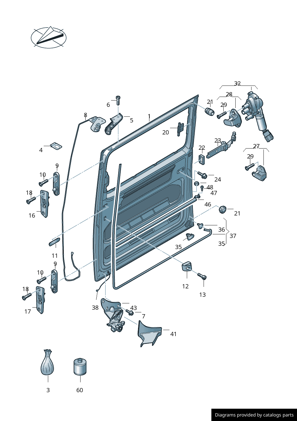 Car part diagram
