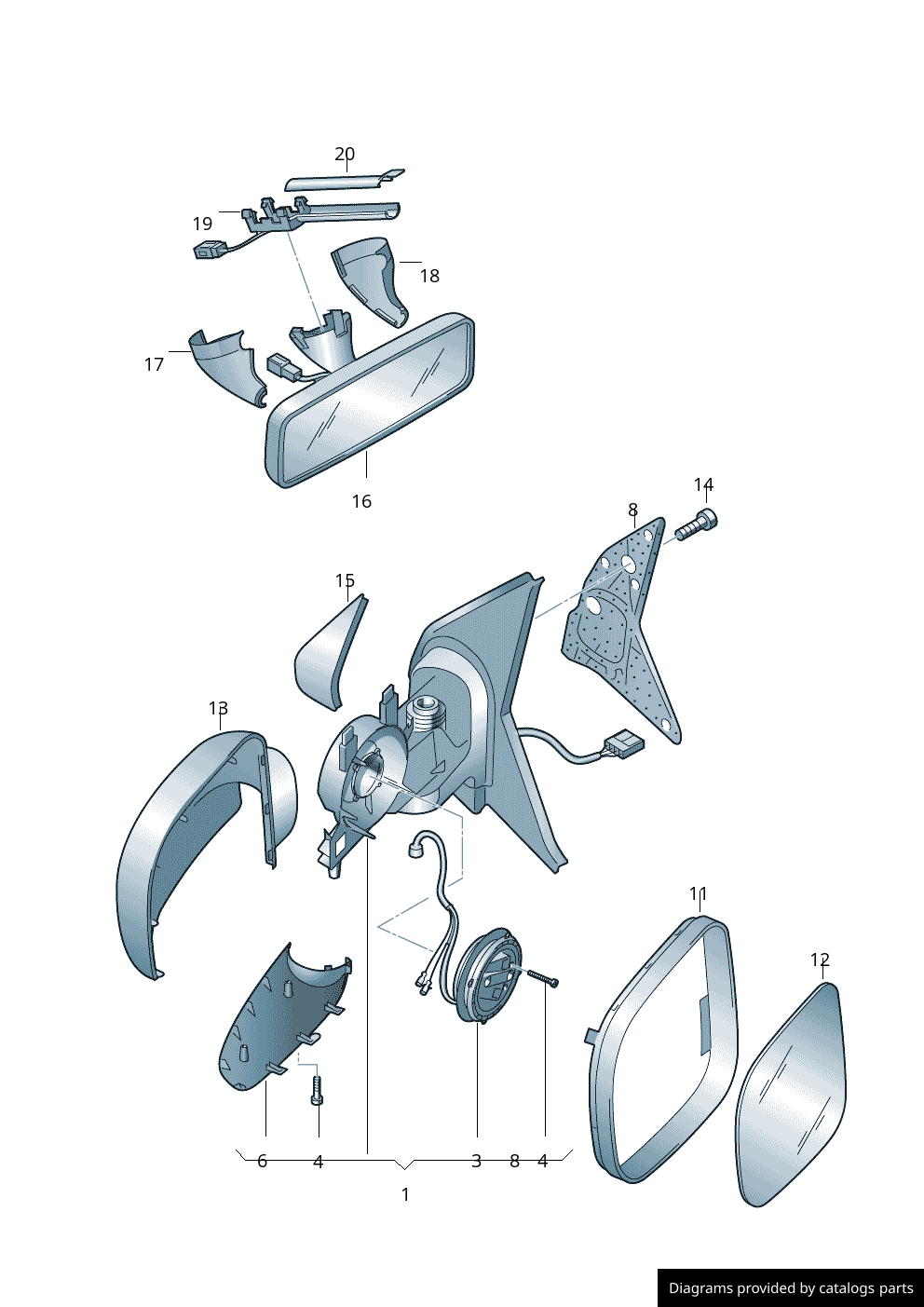 Car part diagram