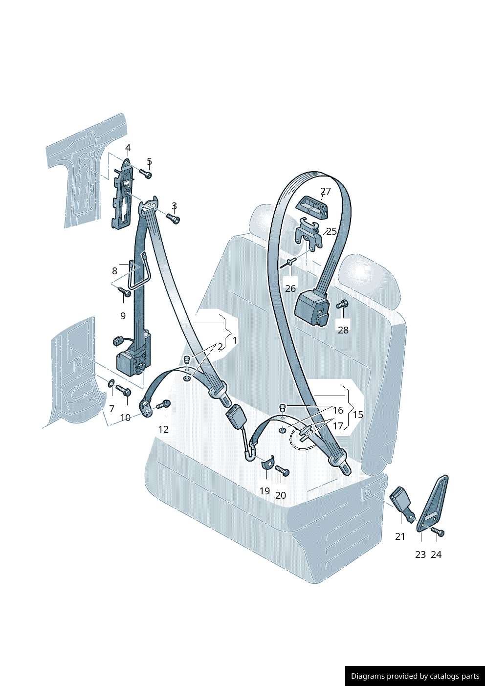 Car part diagram