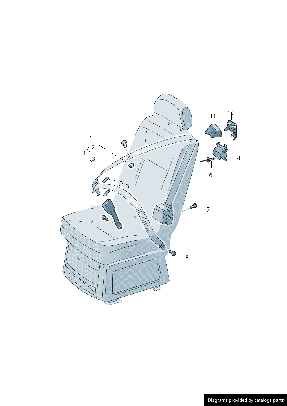 Car part diagram