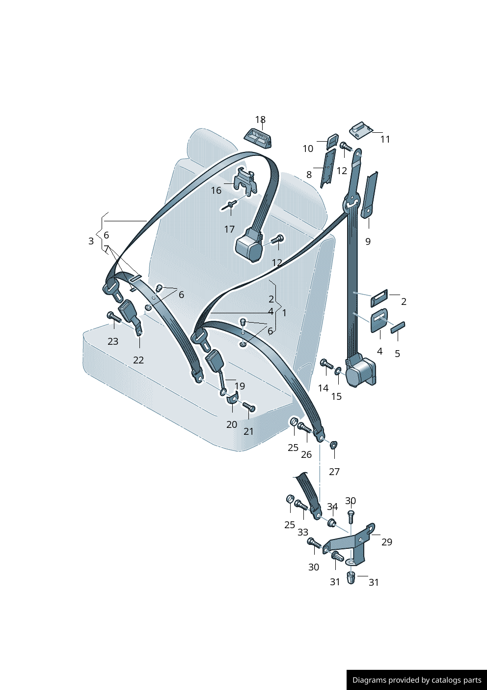 Car part diagram
