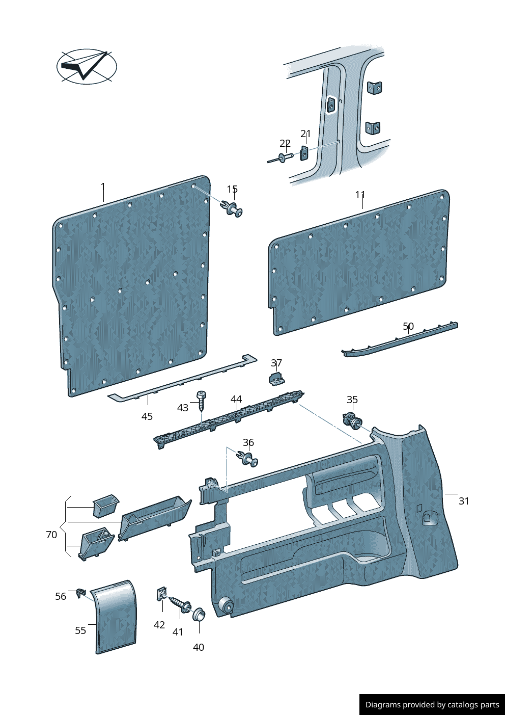 Car part diagram