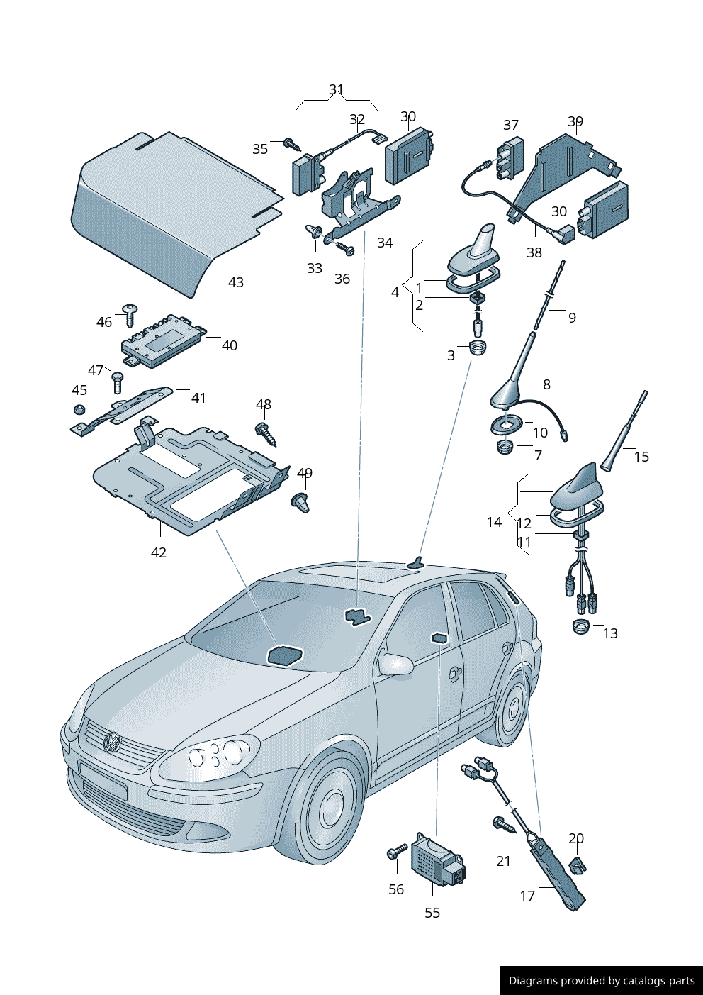 Car part diagram