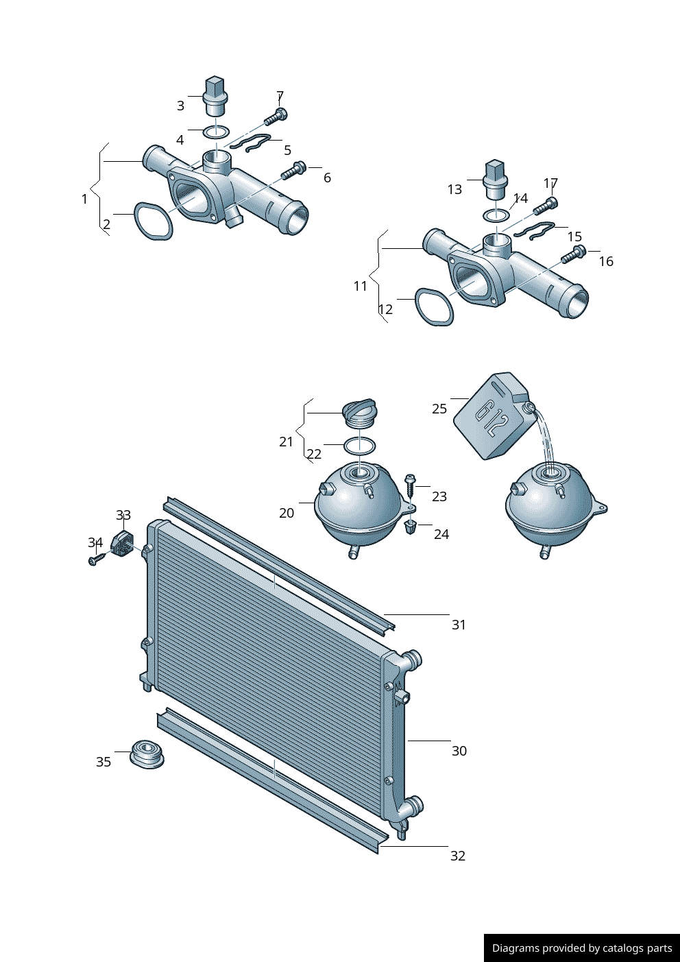 Car part diagram