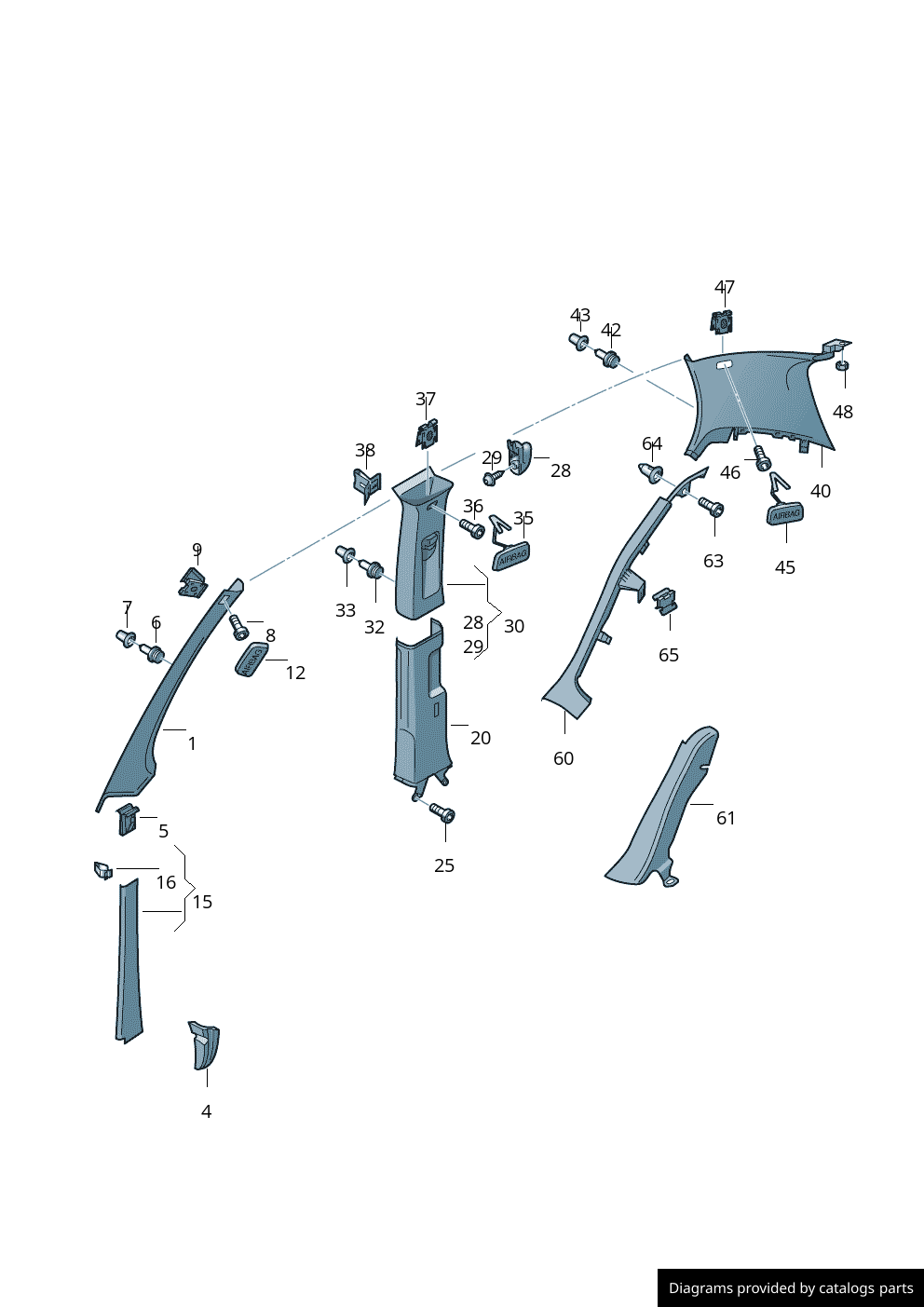 Car part diagram