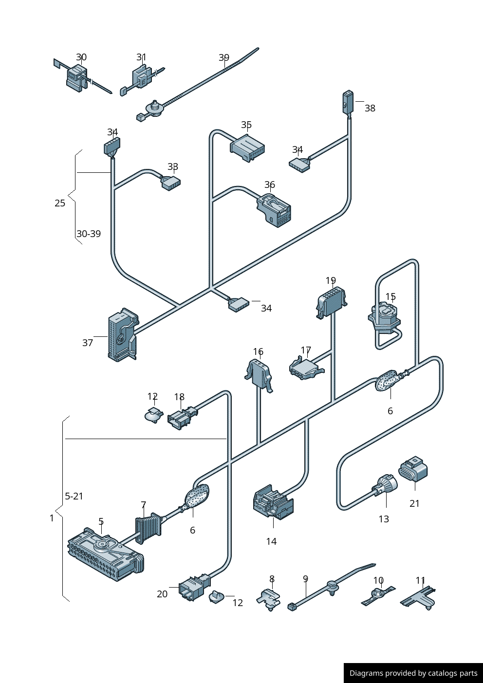Car part diagram