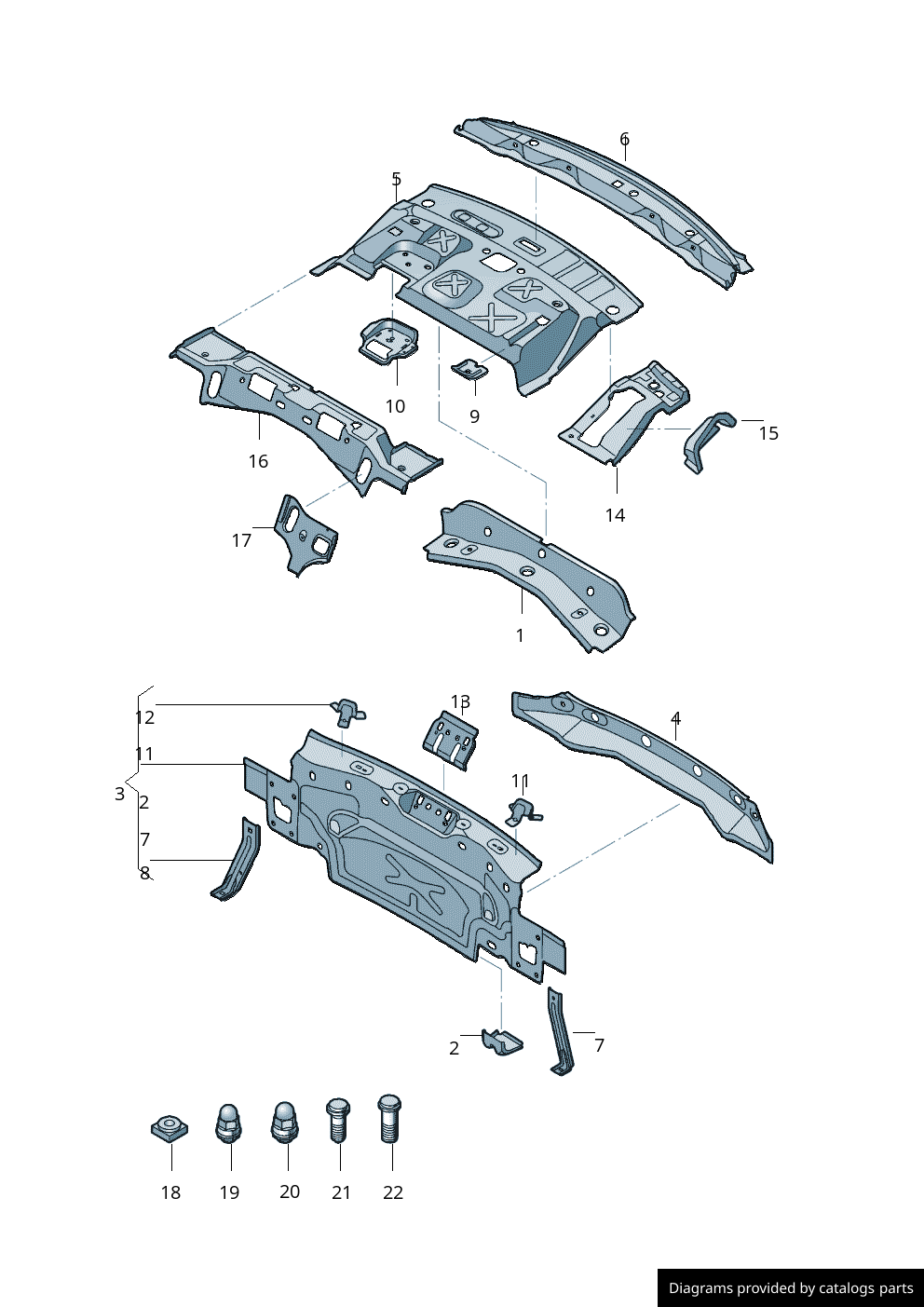 Car part diagram