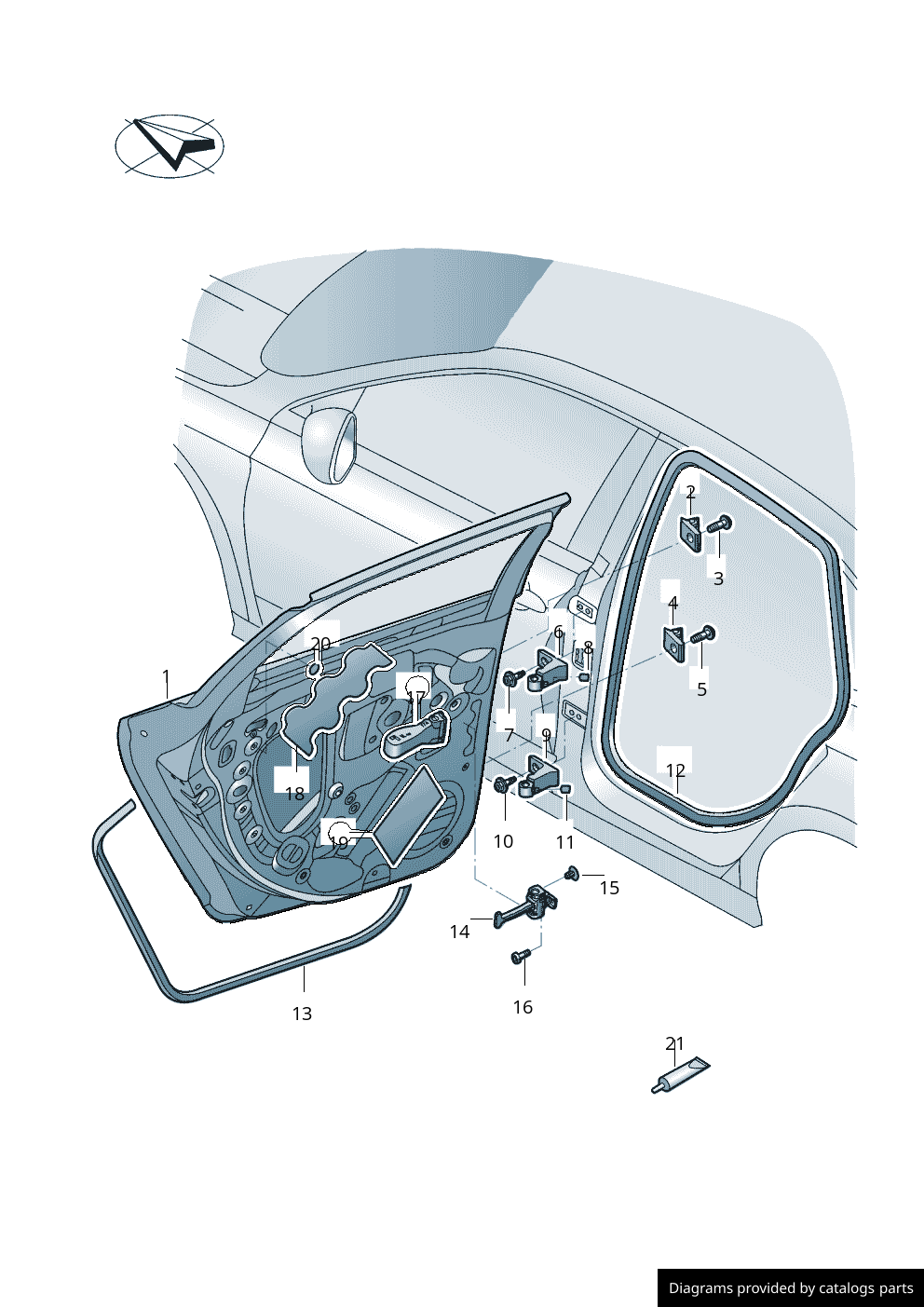 Car part diagram