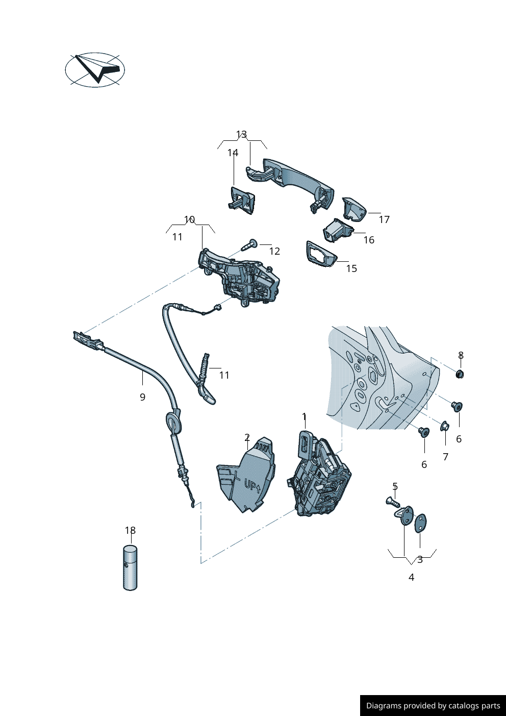 Car part diagram