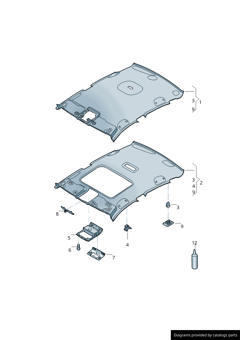 Car part diagram