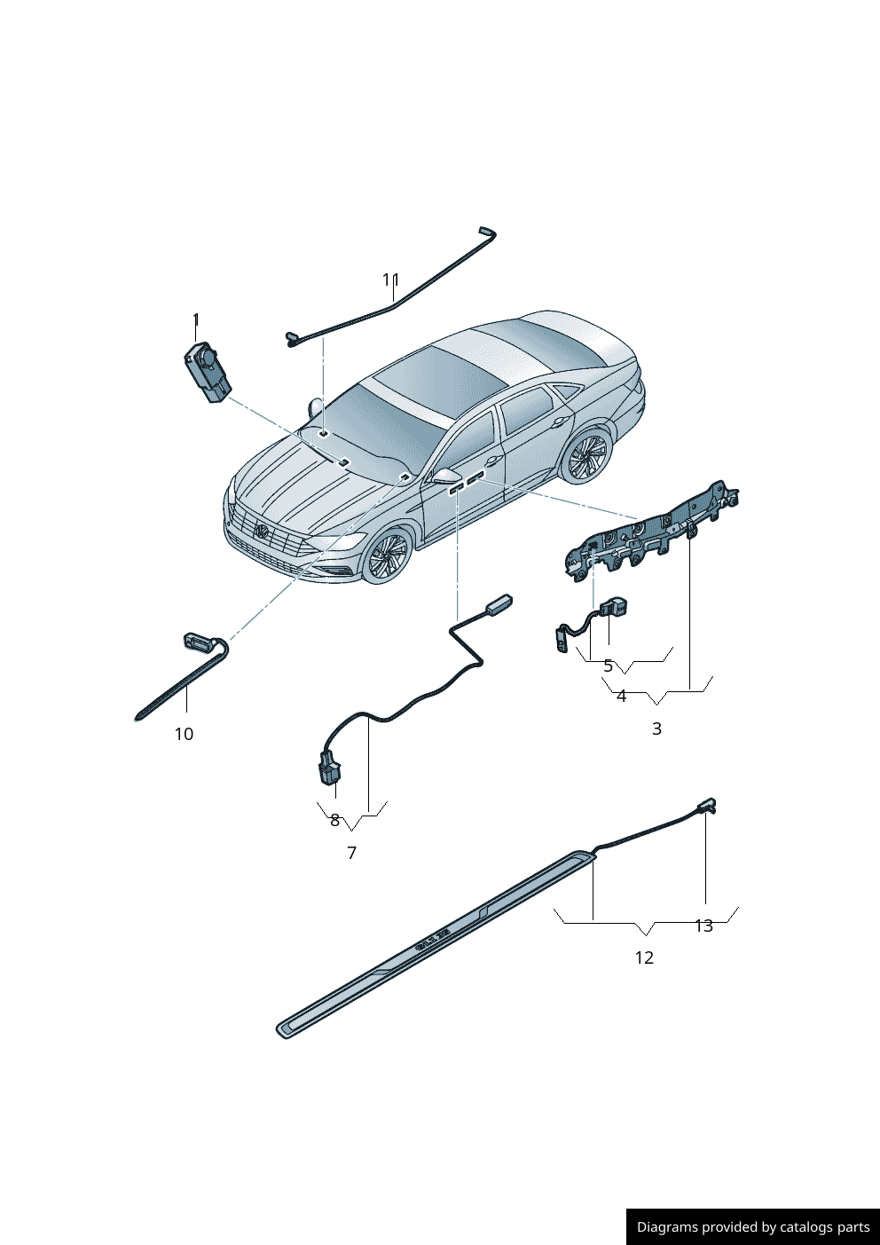 Car part diagram