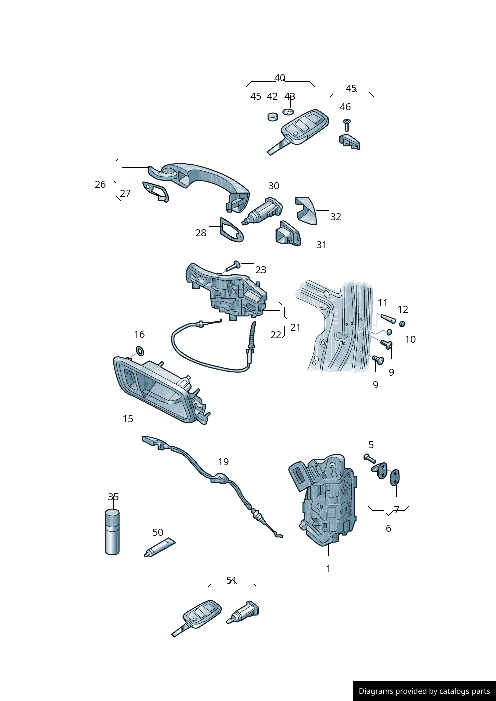 Car part diagram