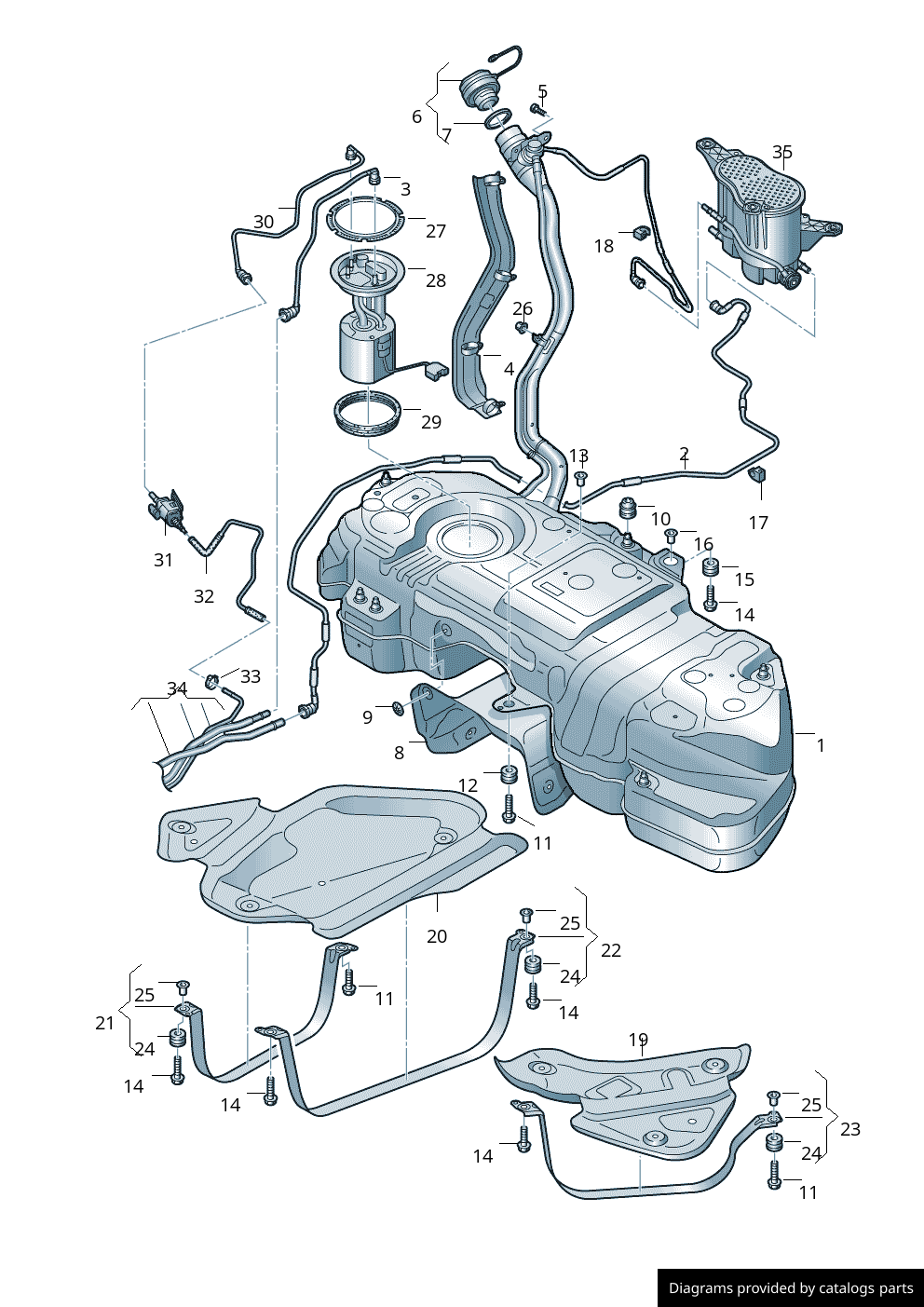 Car part diagram