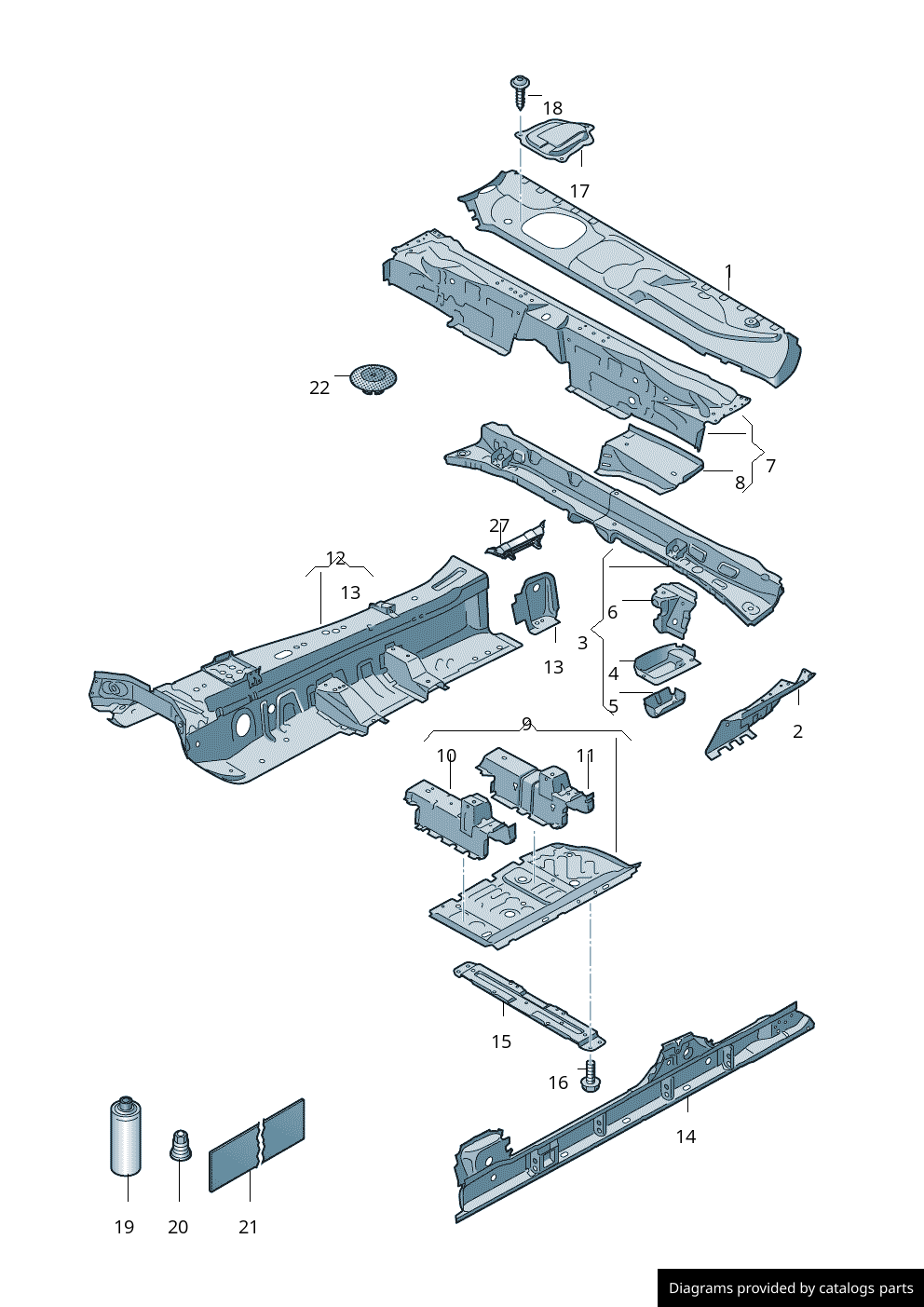 Car part diagram