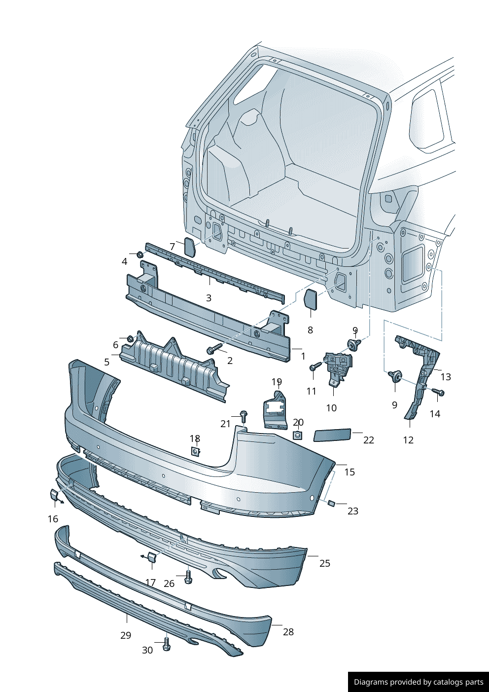 Car part diagram