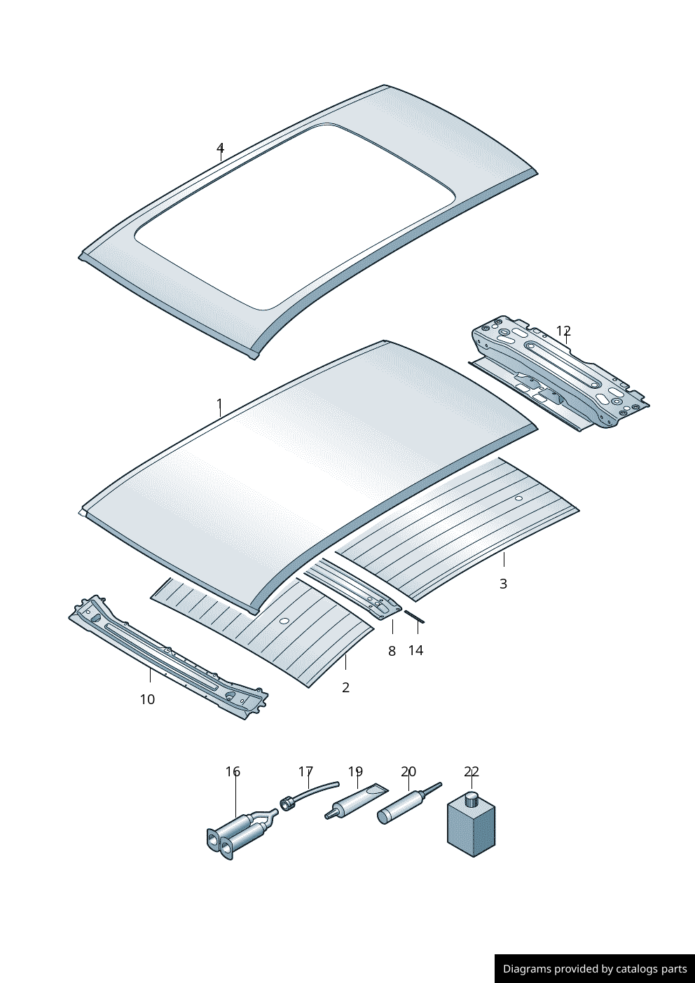 Car part diagram