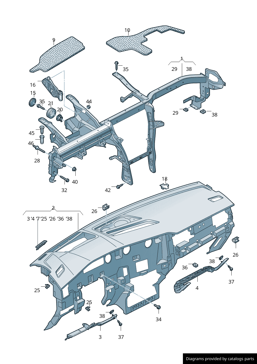 Car part diagram