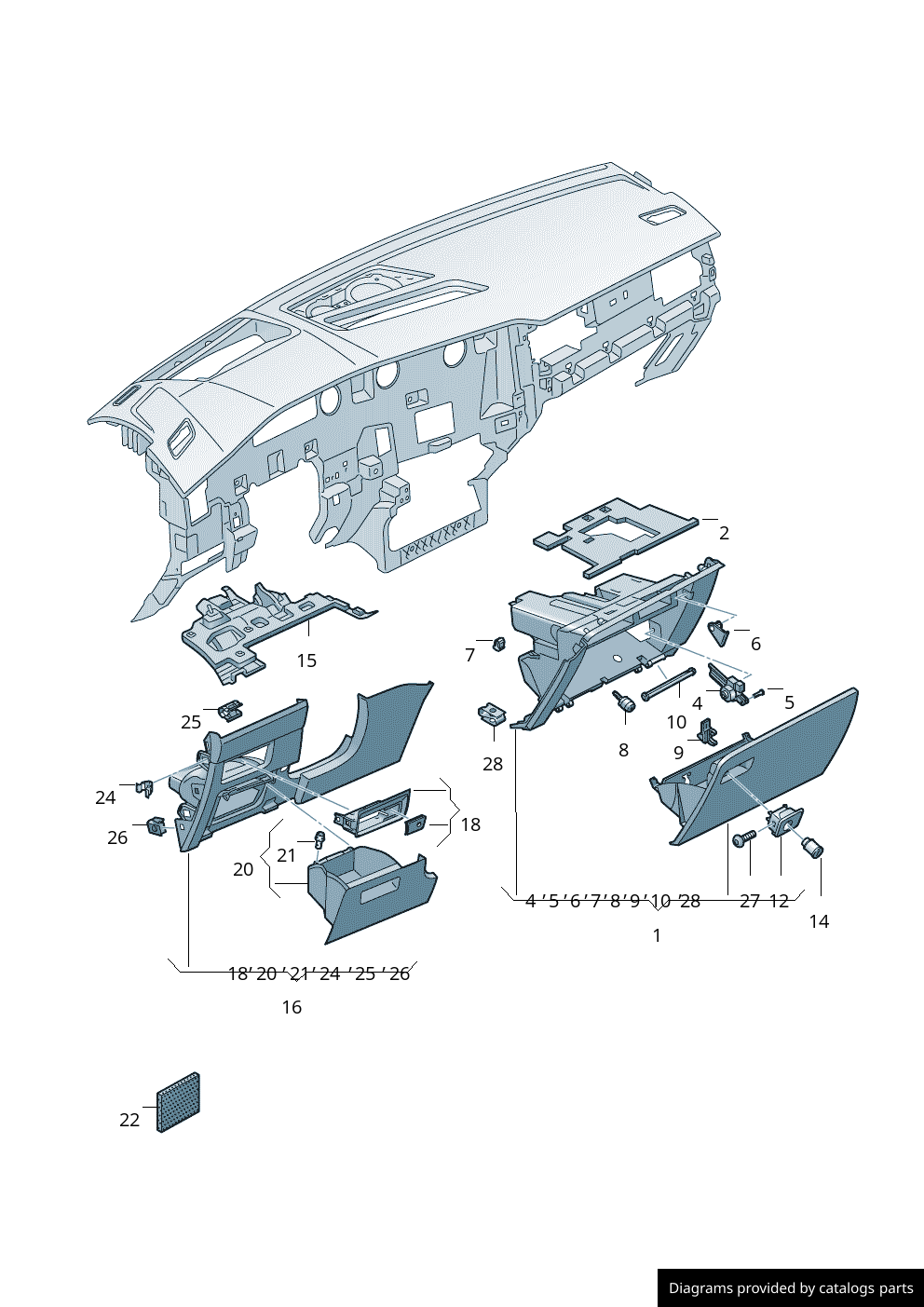 Car part diagram